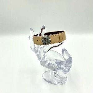 Louis Vuitton Tan Leather Good Luck Bracelet #890